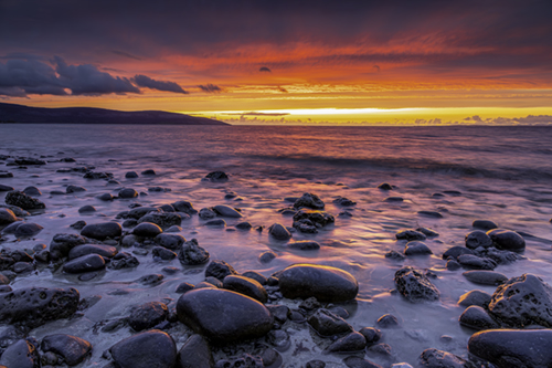 The Burren coastline, co Clare, Ireland