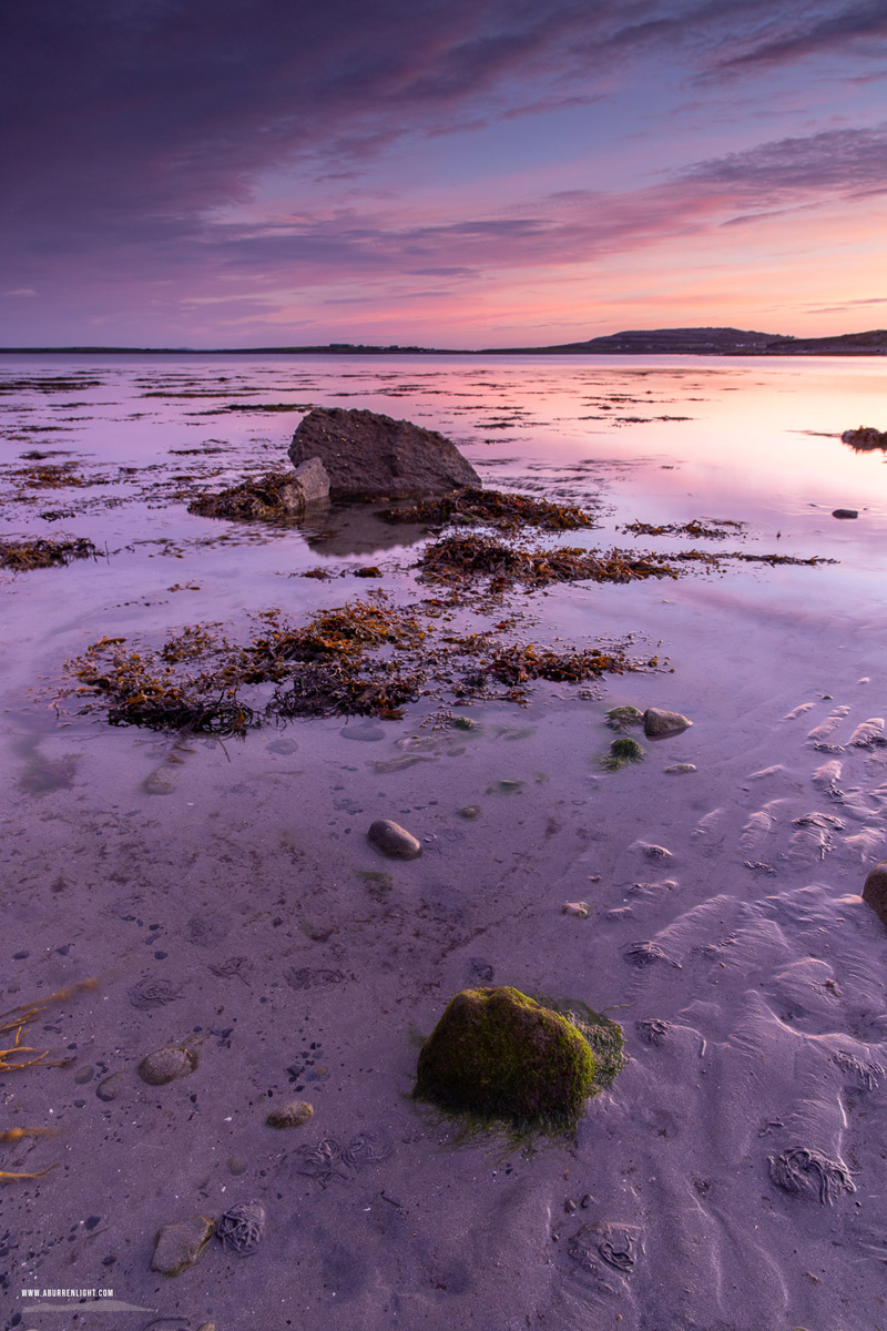 Bishops Quarter Ballyvaughan Wild Atlantic Way Clare Ireland - autumn,ballyvaughan,bishops quarter,long exposure,september,twilight,mauve,coast,beach