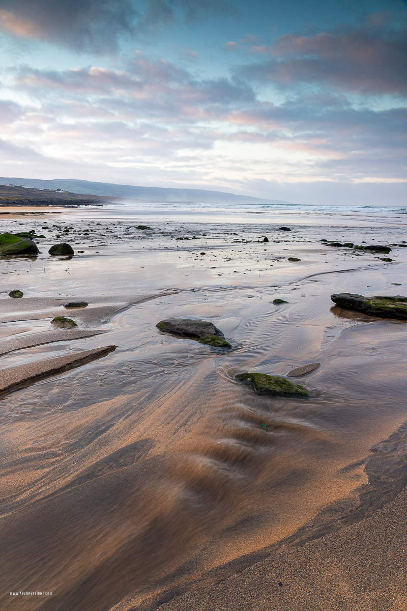 Fanore Beach Wild Atlantic Way Clare Ireland - december,fanore,orange,winter,portfolio,beach,coast,sand