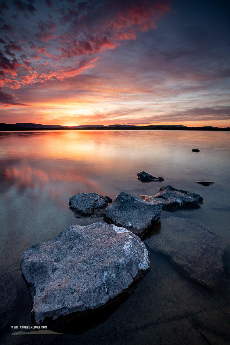 Lough Bunny Clare Ireland - dusk,long exposure,lough bunny,may,reflections,spring,lowlands