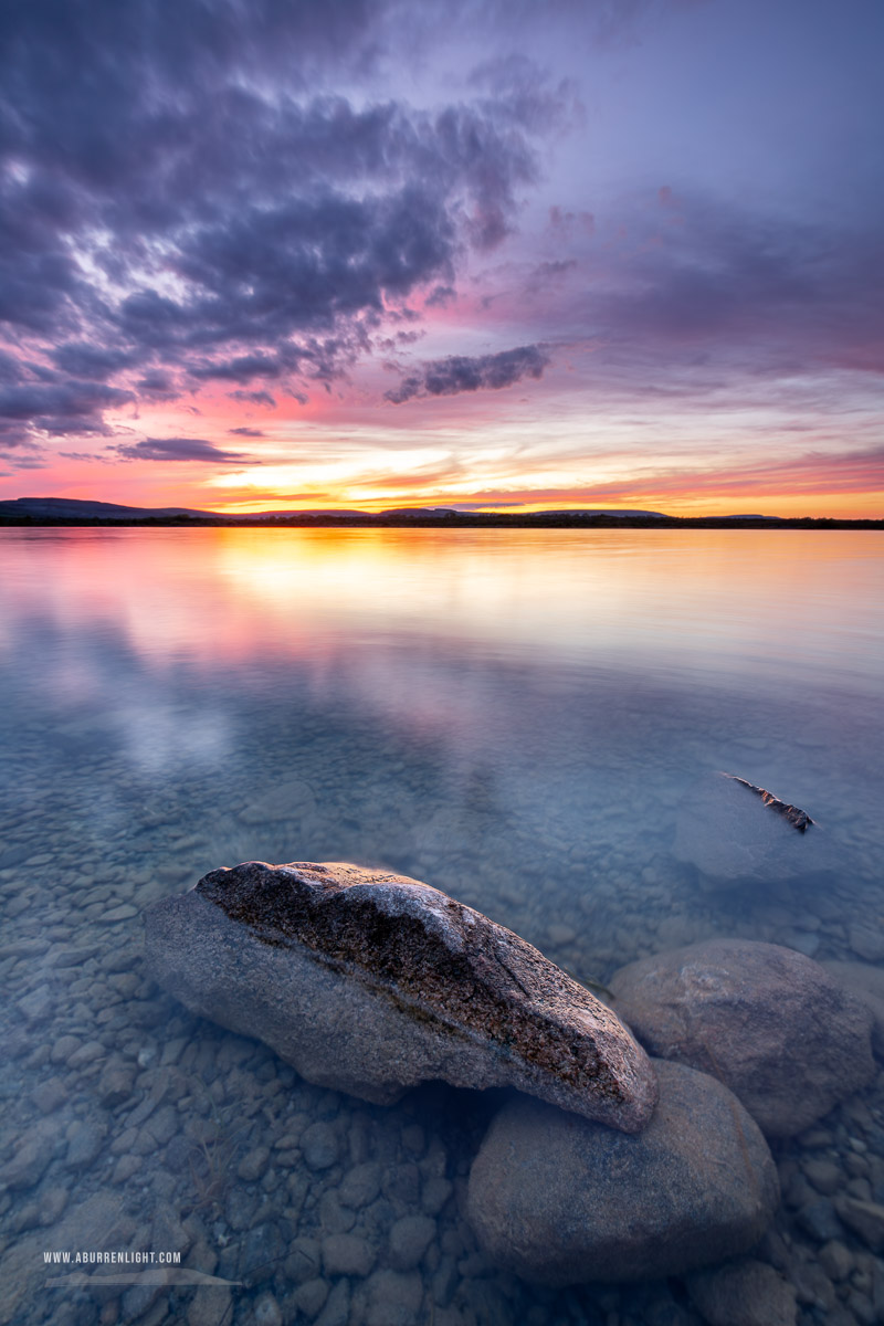 Lough Bunny Clare Ireland - dusk,long exposure,lough bunny,may,reflections,spring,lowlands