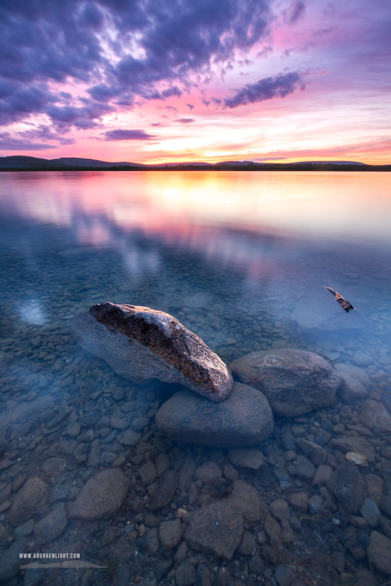 Lough Bunny Clare Ireland - dusk,long exposure,lough bunny,may,reflections,spring,lowlands