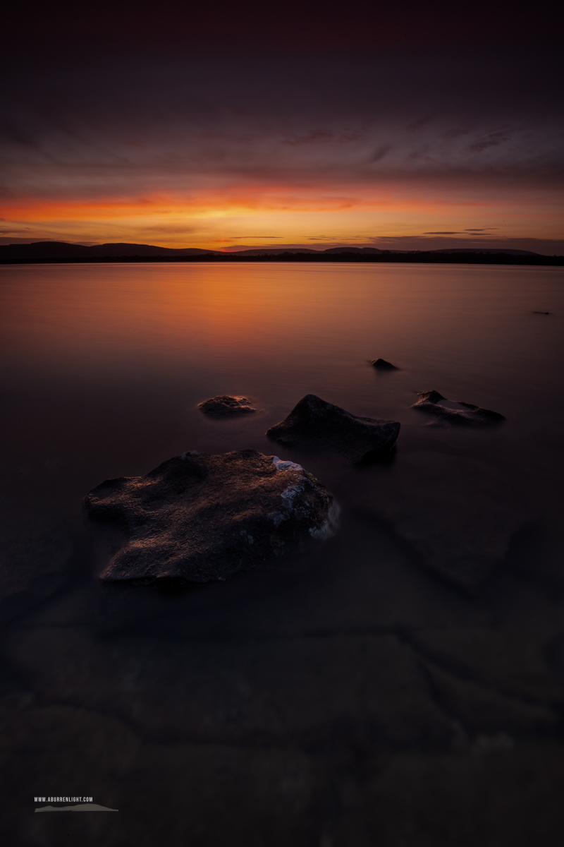 Lough Bunny Clare Ireland - april,dusk,long exposure,lough bunny,red,spring,lowland,pick-lowland,portfolio,dark,mood