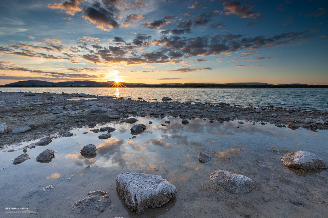 Lough Bunny Clare Ireland - august,lough bunny,reflections,summer,sunset,sunstar,lowland