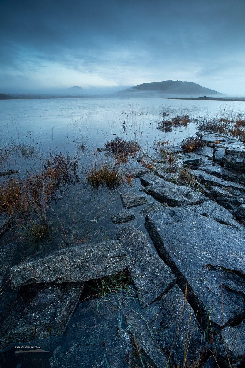 Mullaghmore Burren National Park Clare Ireland - autumn,blue,mist,mullaghmore,november,park,drama