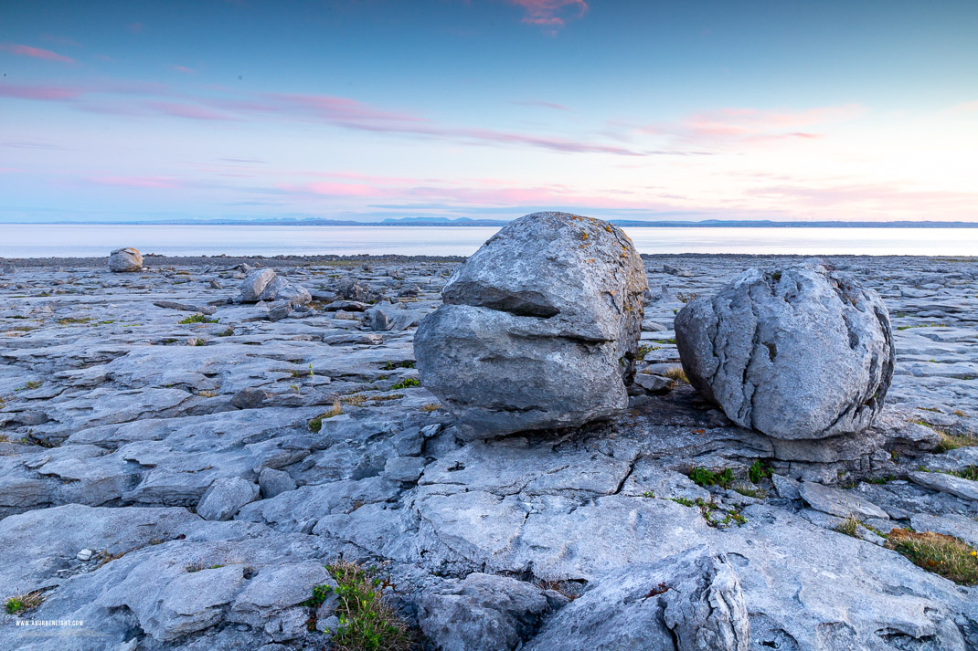 Murrooughtoohy Black Head Fanore Wild Atlantic Way Clare Ireland - black head,erratic,may,murrooughtoohy,spring,sunrise,blue,coast