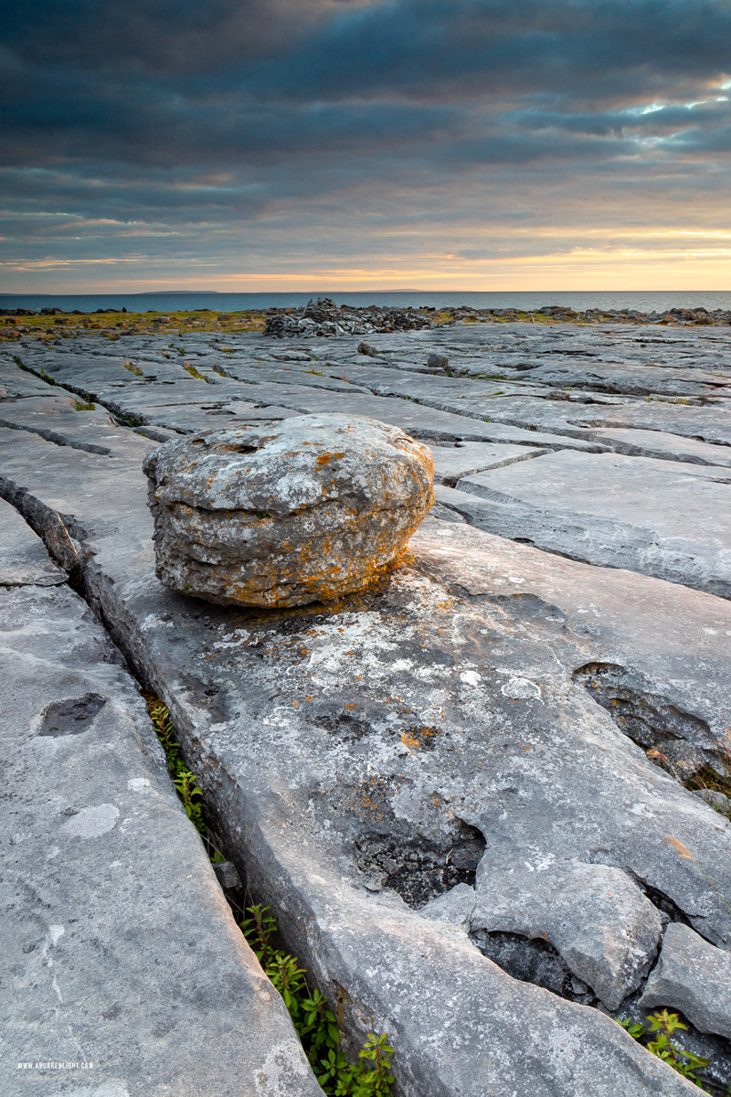 Murrooughtoohy Black Head Fanore Wild Atlantic Way Clare Ireland - black head,dusk,erratic,june,murrooughtoohy,summer,portfolio,coast