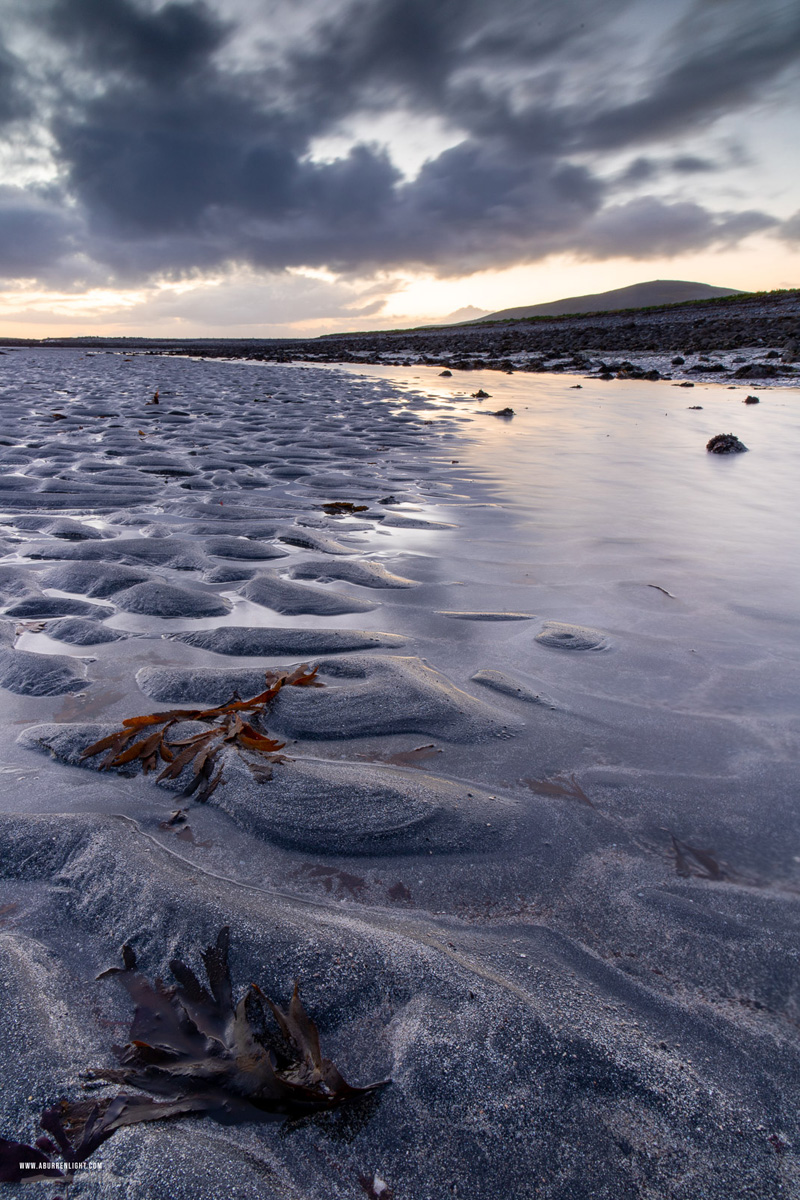The Aughinish peninsula Wild Atlantic Way Kinvara Clare Ireland - aughinish,december,long exposure,sand ripples,twilight,winter,coast,beach