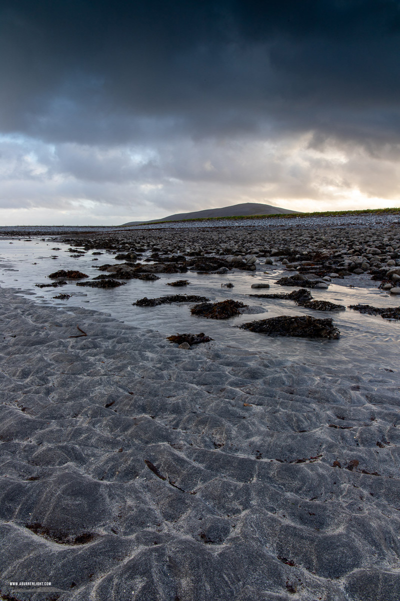 The Aughinish peninsula Wild Atlantic Way Kinvara Clare Ireland - aughinish,autumn,december,kinvara,sand ripples,coast,beach,drama,kinvara