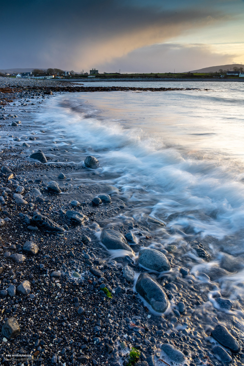 The Aughinish peninsula Wild Atlantic Way Kinvara Clare Ireland - aughinish,december,sunset,winter,coast,golden,kinvara