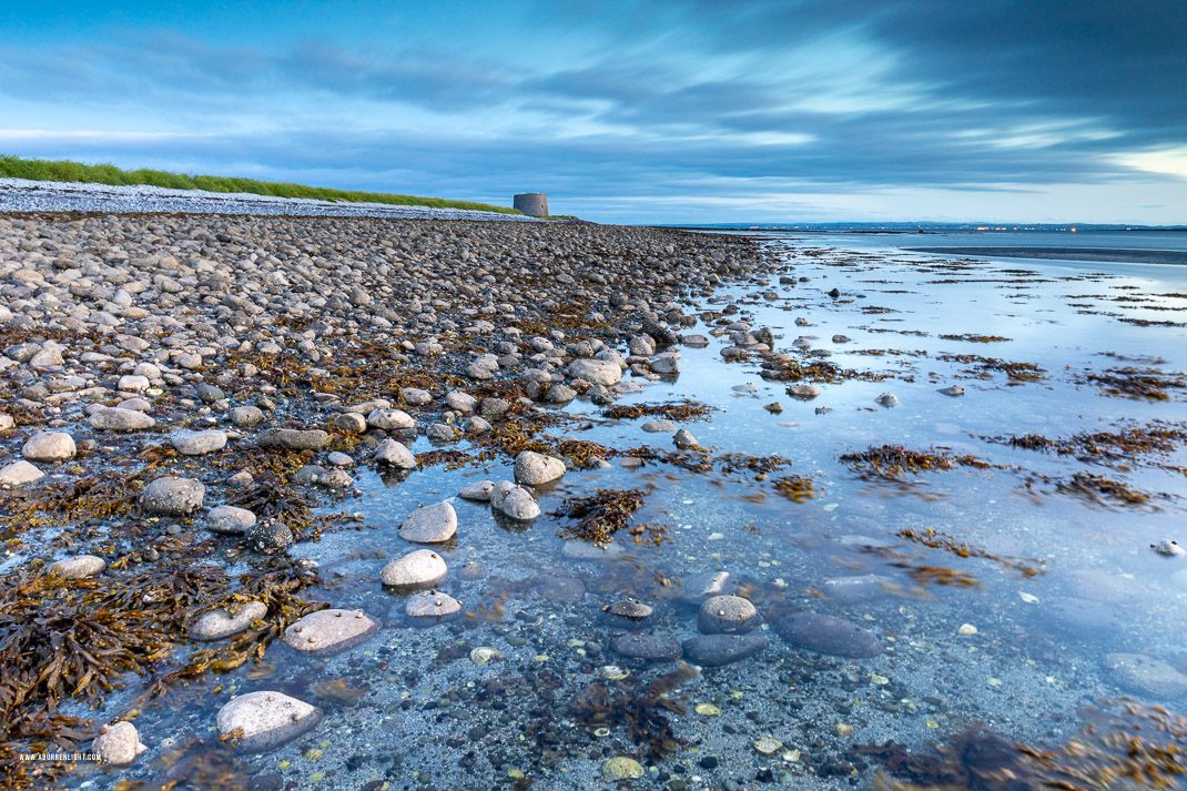 The Aughinish peninsula Wild Atlantic Way Kinvara Clare Ireland - blue,july,landmark,long exposure,martello,summer,tower,twilight,aughinish,kinvara,coast