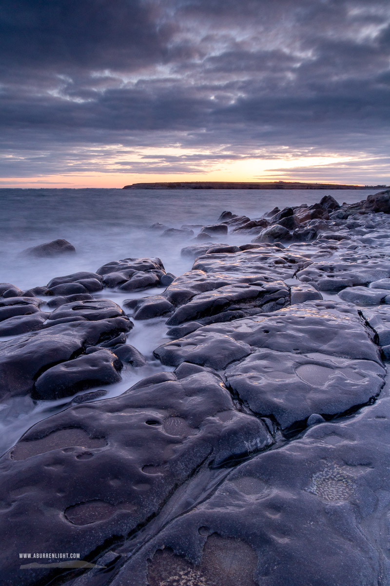The Flaggy Shore Kinvara Wild Atlantic Way Clare Ireland - flaggy shore,january,long exposure,twilight,winter,blue,coast