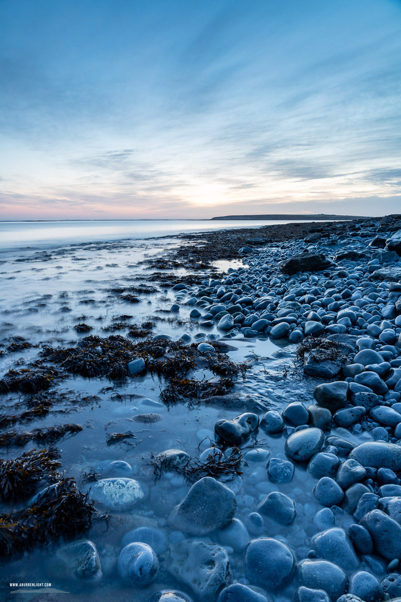 The Flaggy Shore Kinvara Wild Atlantic Way Clare Ireland - blue,flaggy shore,kinvara,long exposure,march,twilight,winter,portfolio,blue,coast
