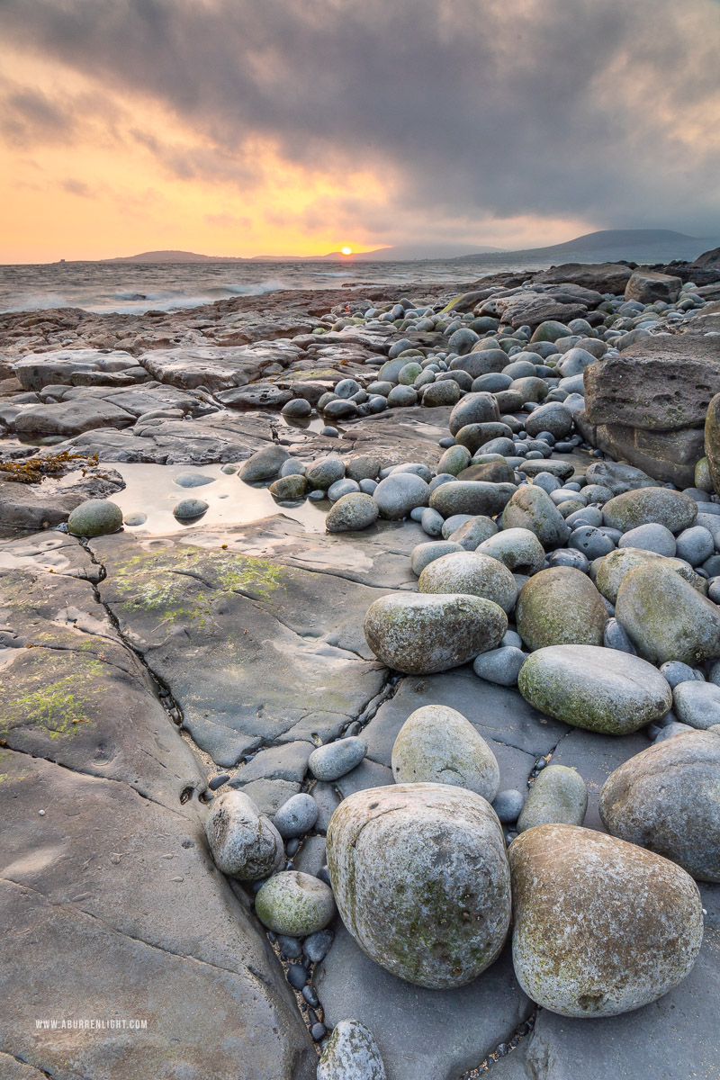 The Rine Peninsula Ballyvaughan Wild Atlantic Way Clare Ireland - april,ballyvaughan,long exposure,rine,spring,sunrise,orange,golden,coast