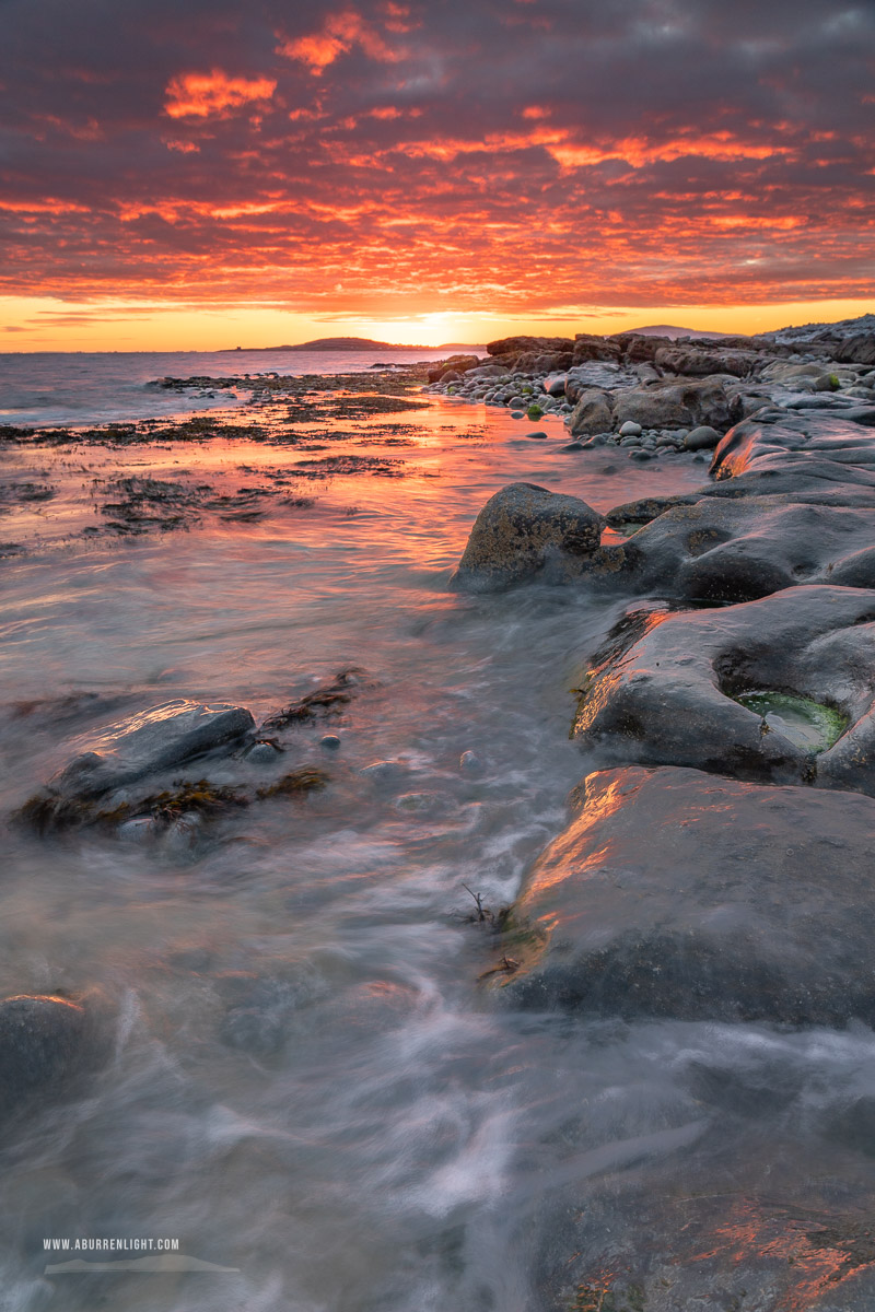 The Rine Peninsula Ballyvaughan Wild Atlantic Way Clare Ireland - august,ballyvaughan,limited,long exposure,red,rine,summer,sunrise,portfolio,red,coast
