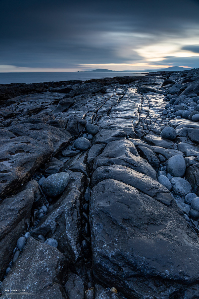 The Rine Peninsula Ballyvaughan Wild Atlantic Way Clare Ireland - ballyvaughan,blue,long exposure,november,rine,twilight,winter,coast,clints,grykes