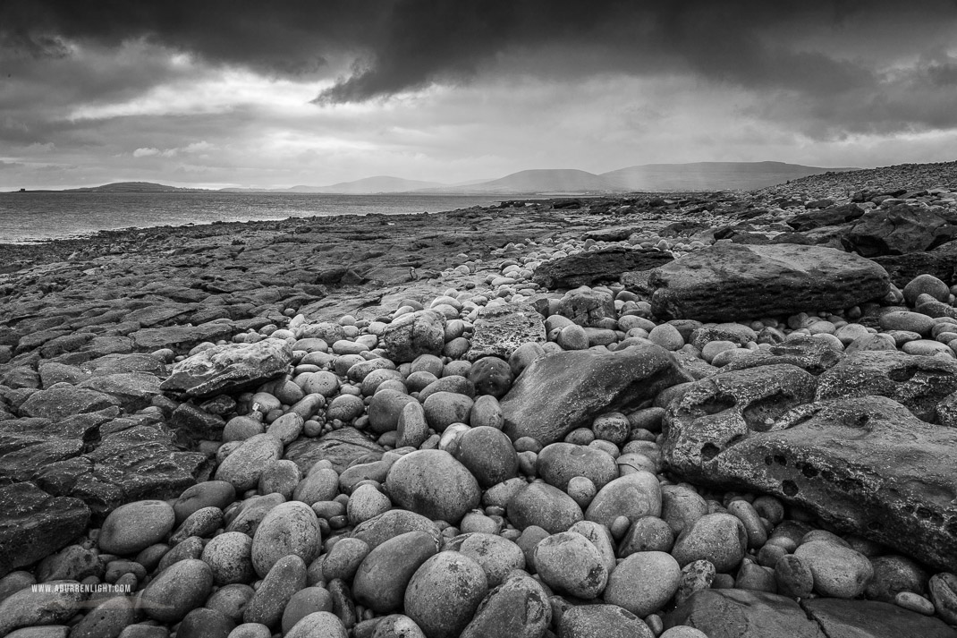 The Rine Peninsula Ballyvaughan Wild Atlantic Way Clare Ireland - monochrome,ballyvaughan,boulders,coast,july,rine,summer
