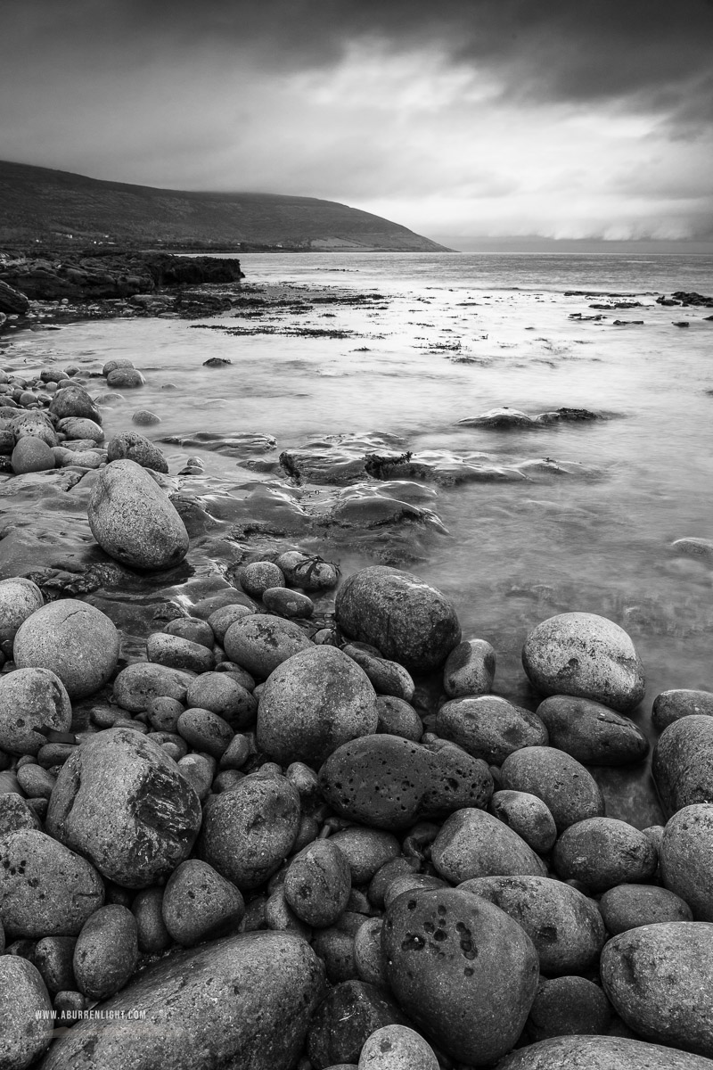 The Rine Peninsula Ballyvaughan Wild Atlantic Way Clare Ireland - monochrome,ballyvaughan,coast,long exposure,november,rine,twilight,winter