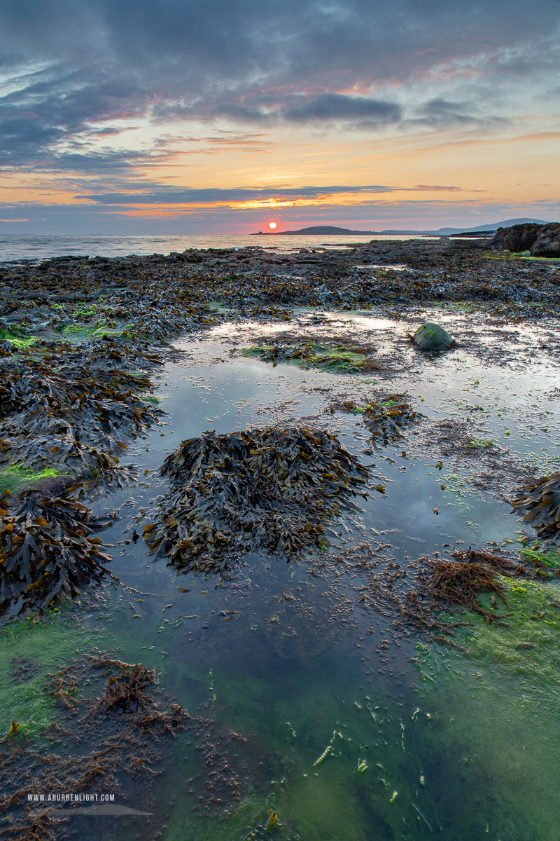 The Rine Peninsula Ballyvaughan Wild Atlantic Way Clare Ireland - ballyvaughan,green algae,may,rine,spring,sunrise,coast