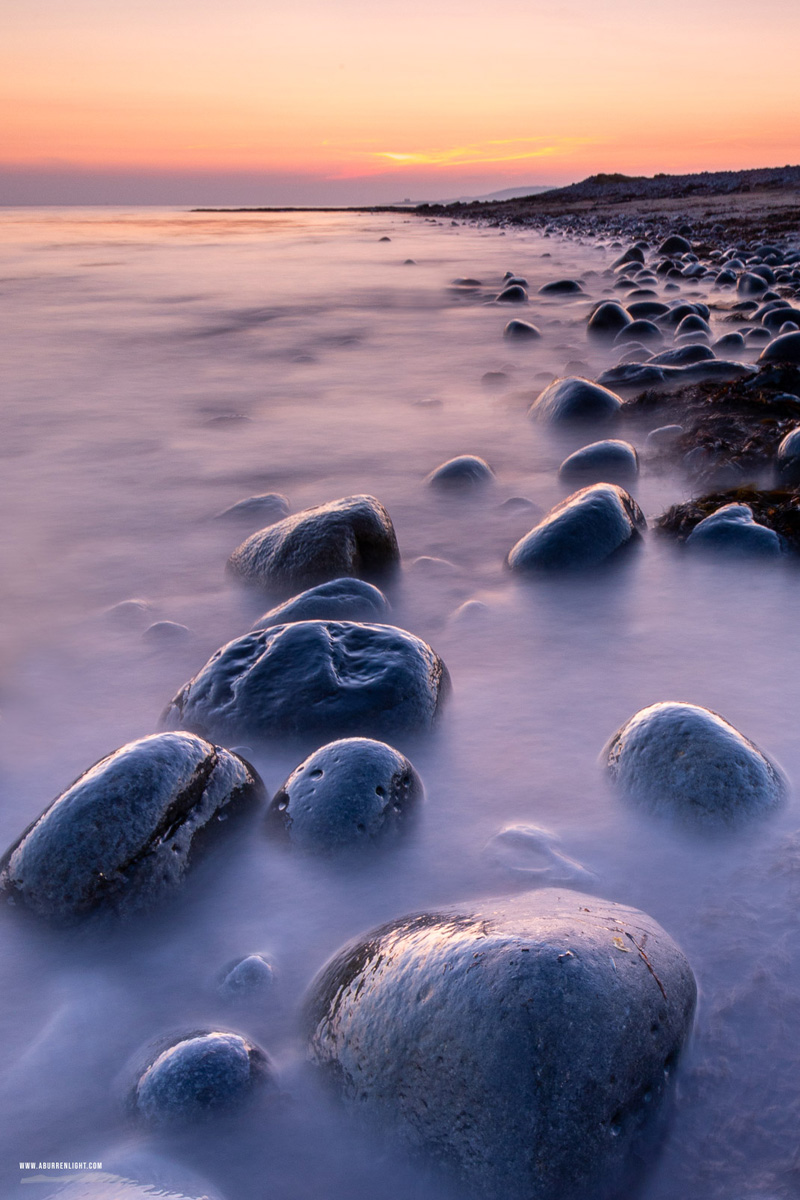 The Rine Peninsula Ballyvaughan Wild Atlantic Way Clare Ireland - august,ballyvaughan,long exposure,rine,summer,twilight,orange,coast,pebbles