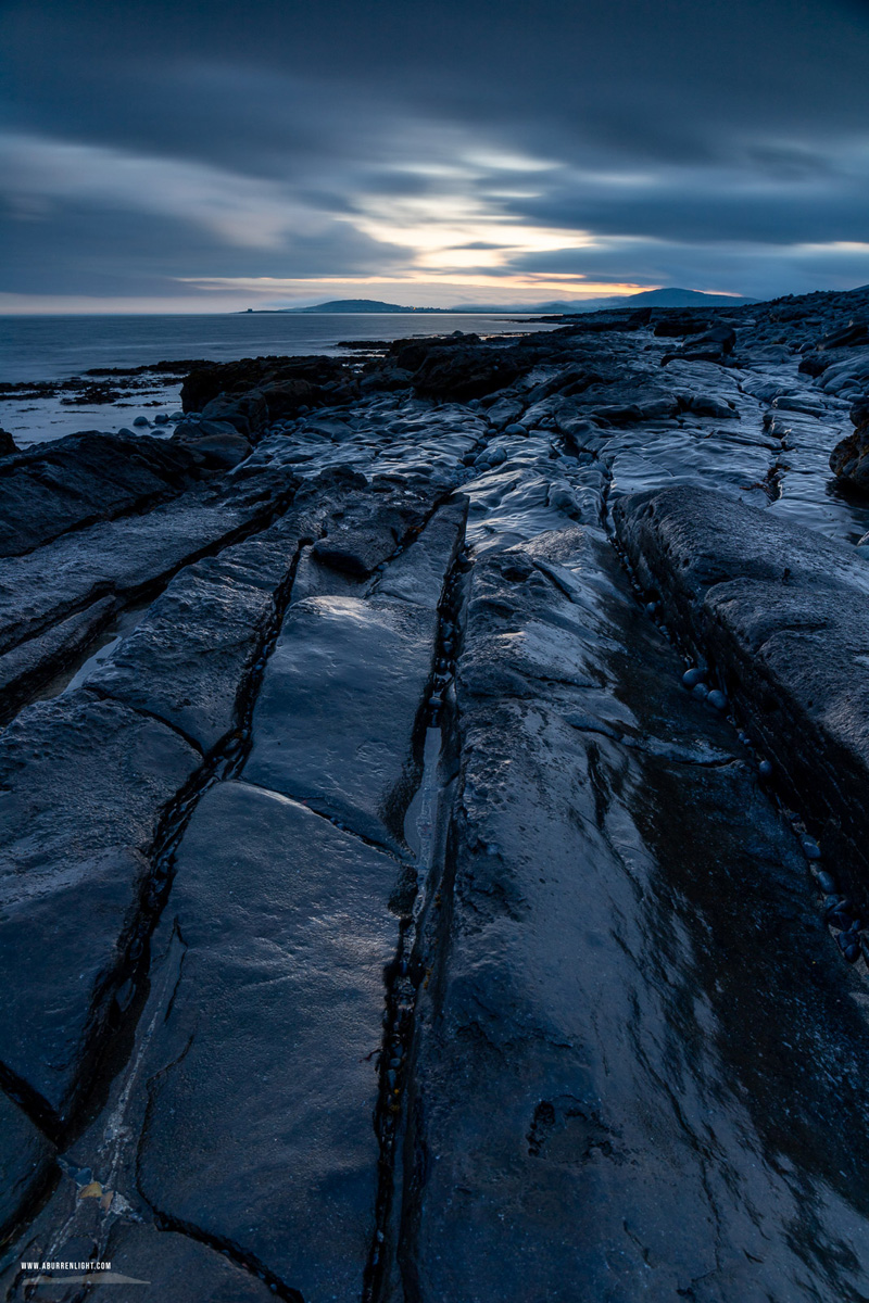 The Rine Peninsula Ballyvaughan Wild Atlantic Way Clare Ireland - ballyvaughan,blue,limited,long exposure,november,rine,twilight,winter,portfolio,drama,coast