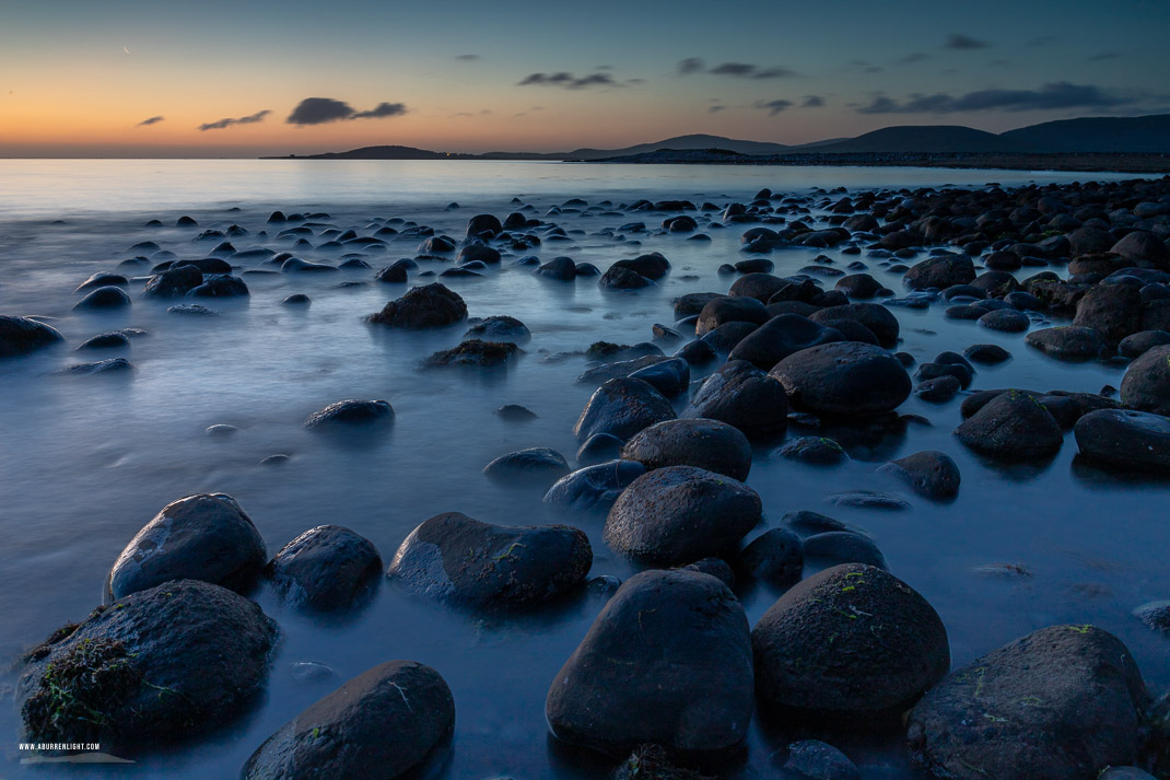 The Rine Peninsula Ballyvaughan Wild Atlantic Way Clare Ireland - ballyvaughan,blue,july,long exposure,rine,summer,twilight,portfolio,coast,boulders