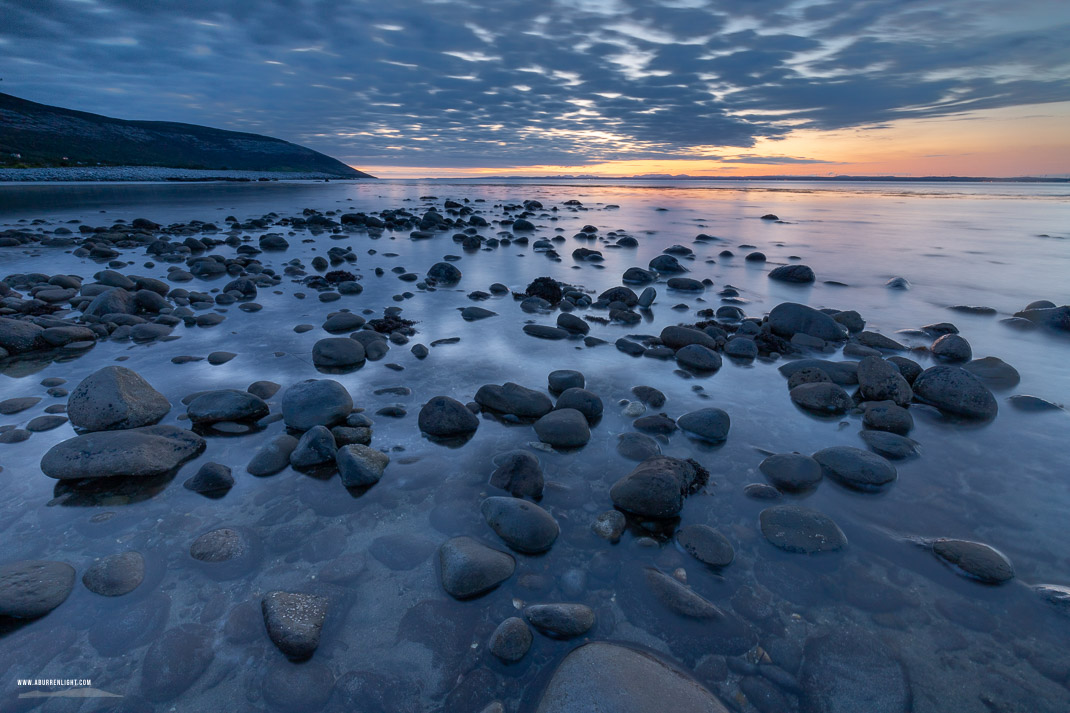 The Rine Peninsula Ballyvaughan Wild Atlantic Way Clare Ireland - ballyvaughan,blue,dusk,july,long exposure,rine,summer,boulders,coast