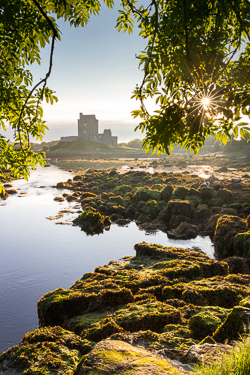 castle,dunguaire,july,landmark,reflections,summer,sunrise,sunstar,portfolio,golden,coast