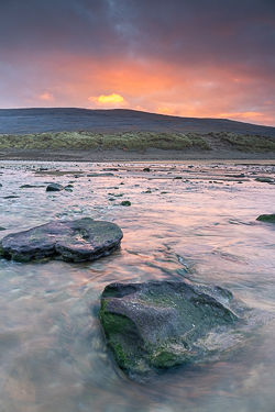 december,fanore,orange,sunrise,winter,coast