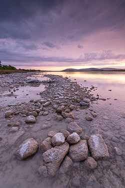 Twilight colours reflected at Lough Bunny
