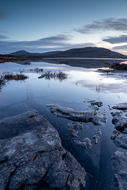 blue hour,february,landmark,long exposure,mullaghmore,reflections,winter,blue,park