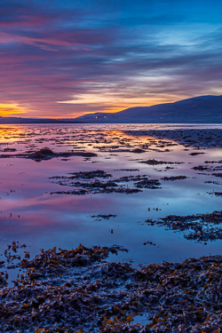 aughinish,january,long exposure,red,twilight,winter,coast,pick-coast