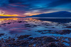 aughinish,january,long exposure,red,twilight,winter,coast,pick-coast,portfolio,blue