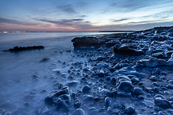 blue,flaggy shore,long exposure,march,twilight,winter,coast