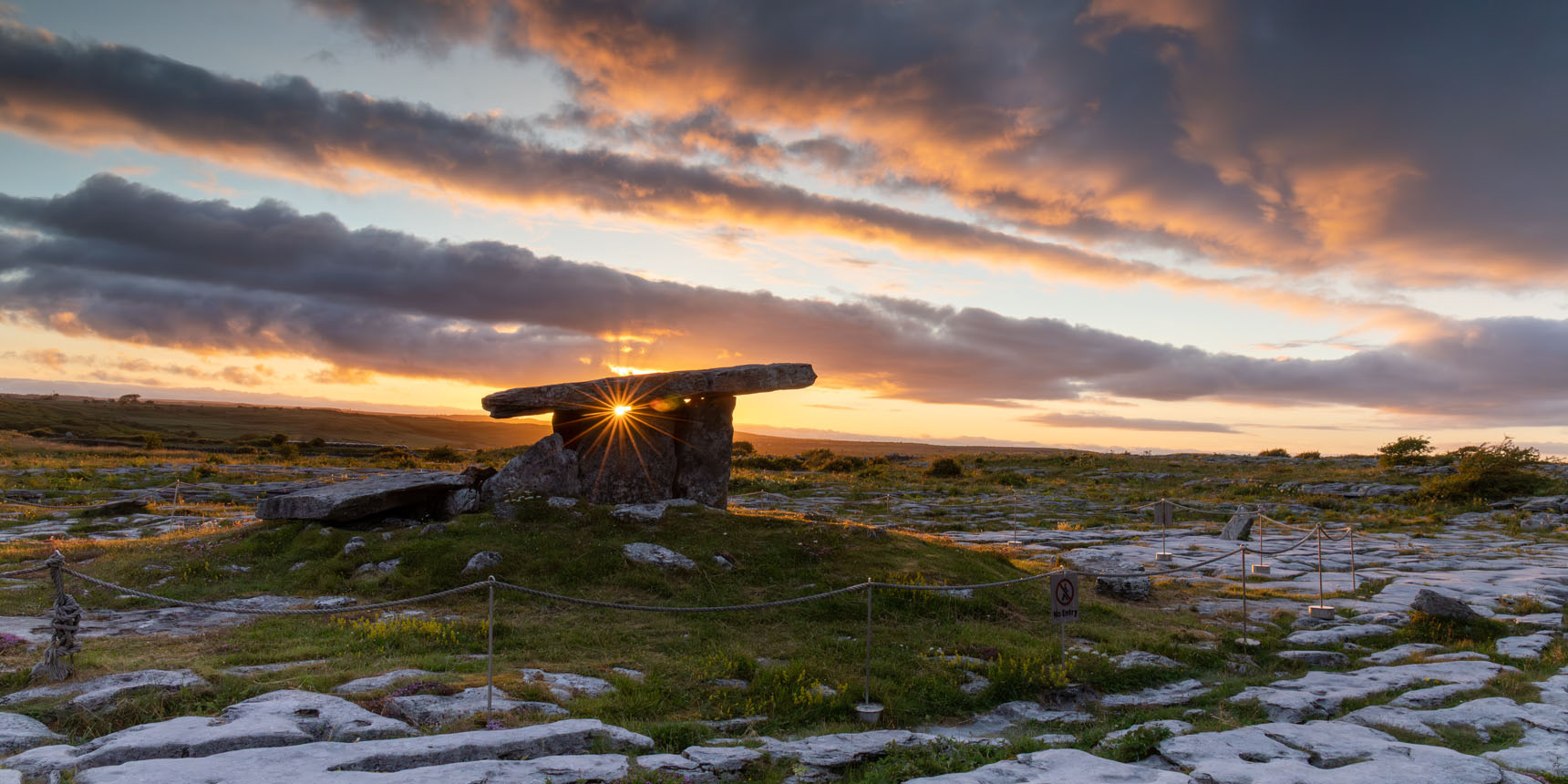 The charismatic dolmen of Poulabrone, Roughan hill, co Clare, Ireland